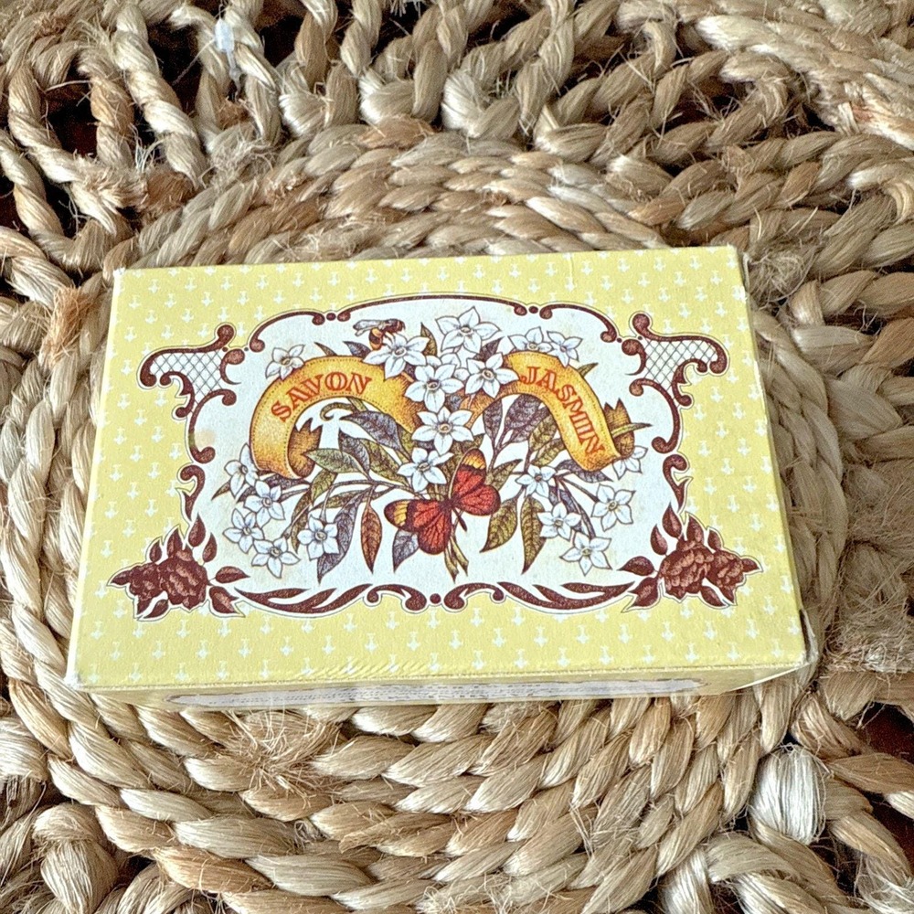 Vintage French‎ Jasmine Bath Bar Soap 3.5 oz Triple-Milled Sealed Discontinued